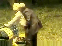 couple caught fucking in park