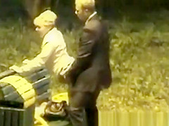 couple caught fucking in park
