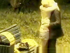 couple caught fucking in park