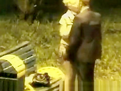 couple caught fucking in park