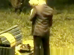 couple caught fucking in park