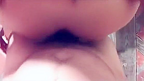 delicious And lusty sheboy In darksome stockings gets Ride On huge Phallus