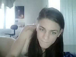 flexible shemale teen 18+ self sucking and eat cum on live sex cams