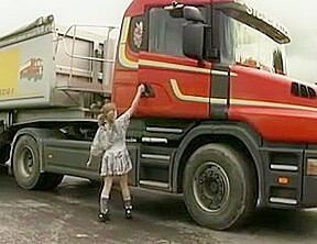 girl slut fucked and fisted at a truckstop
