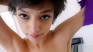 horny stepsister seduces her Step sister and fucks her with strapon