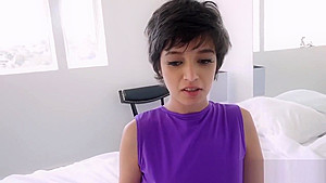 horny stepsister seduces her Step sister and fucks her with strapon