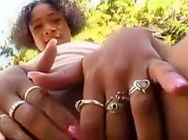hot ebony chicky