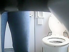 in public toilet films women peeing
