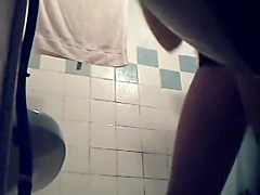 in roomate bathroom hiddenshower