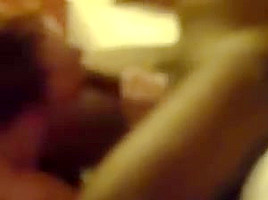 junior redhead sucking bbc in a hotel room