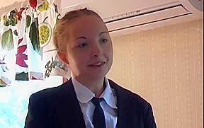 junior wife goes back to school for correction !