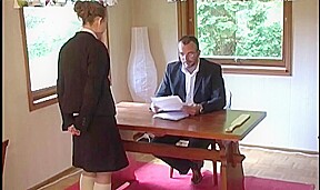 junior wife goes back to school for correction !