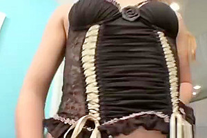 kinky blond lady-man chick anal Creampied