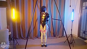 latex hanging breathplay悬吊捆绑兔子呼吸控制