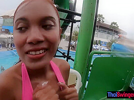 miranda marie onlyfans porn -Big ass Thai amateur girlfriend waterpark fun and sex at home after