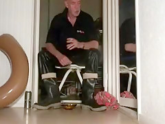 nlboots - leather trousers and rubber boots
