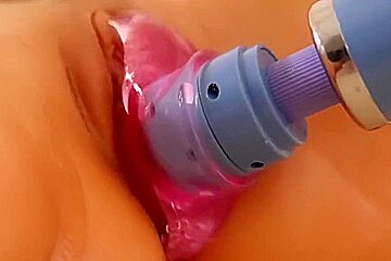 oiled up pussy cums hard all over dick