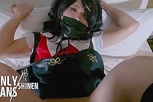 女装コスプレイヤーに、アメちゃんのcos服着せてsex 10