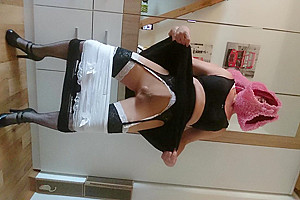 red head bimbo fuckpig tiny clitty sissy toilet slave humiliation