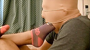 sock gagged slave