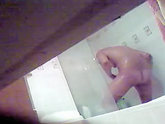 spied her while she showers