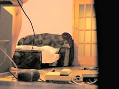 spied in her natural view when alone at home