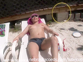 spring break home video my friends flashing