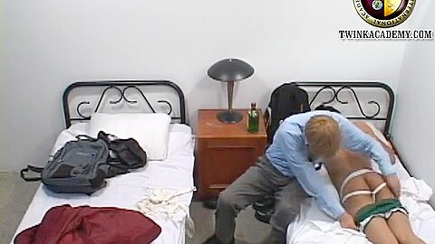teen 18+ Boy Massages His Dormmate Before Playing With His Cock
