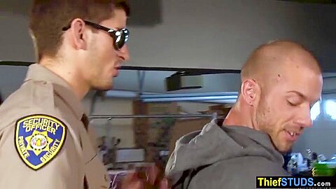 teen 18+ Perp Riding On The Long Cock Of The Law Bareback - Rod Daily, Tyler Torro And Andrew Stark