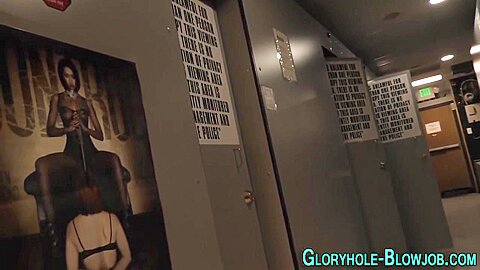 teen 18+ Rides Gloryhole Cock