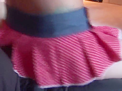 teen 18+ in panty tease and grind