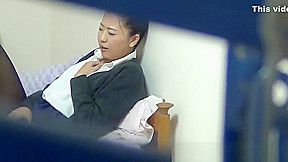 teen 18+ in uniform rubbing