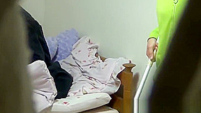 teen 18+ in uniform rubbing