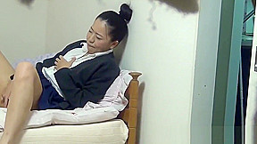 teen 18+ in uniform rubbing