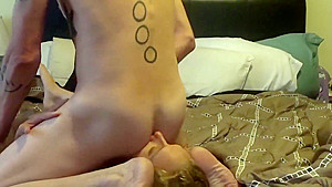 teen 18+ slut is Has her throat fucked and bulged like a good whore