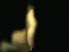 window video of a couple dancing and a naked ass